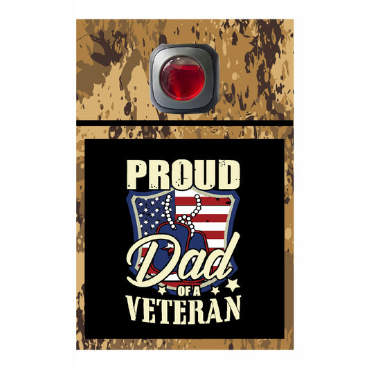 Veteran Collection Car Vent Air Freshener Accessory Decorative Card Insert #6561