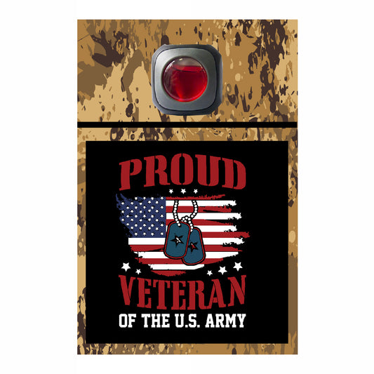 Veteran Collection Car Vent Air Freshener Accessory Decorative Card Insert #6562