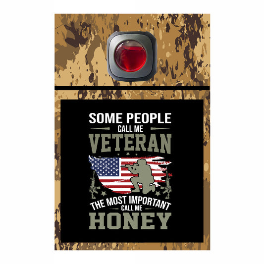 Veteran Collection Car Vent Air Freshener Accessory Decorative Card Insert #6566