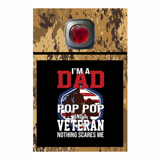 Veteran Collection Car Vent Air Freshener Accessory Decorative Card Insert #6567