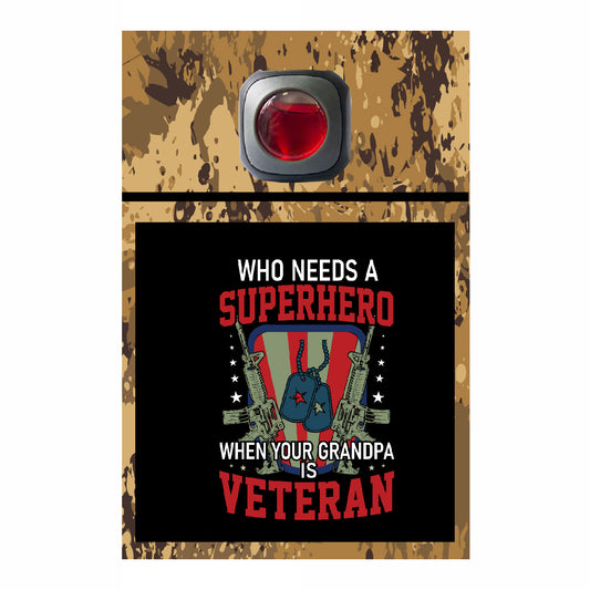 Veteran Collection Car Vent Air Freshener Accessory Decorative Card Insert #6568