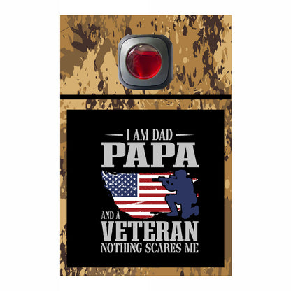 Veteran Collection Car Vent Air Freshener Accessory Decorative Card Insert #6569