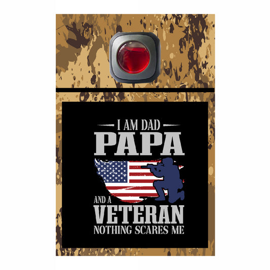 Veteran Collection Car Vent Air Freshener Accessory Decorative Card Insert #6569