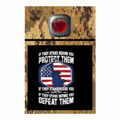 Veteran Collection Car Vent Air Freshener Accessory Decorative Card Insert #6570