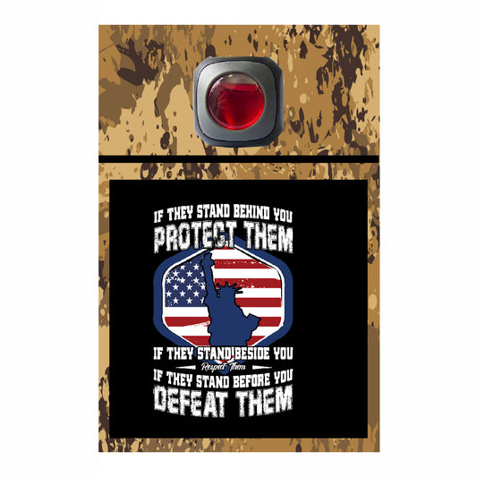 Veteran Collection Car Vent Air Freshener Accessory Decorative Card Insert #6570