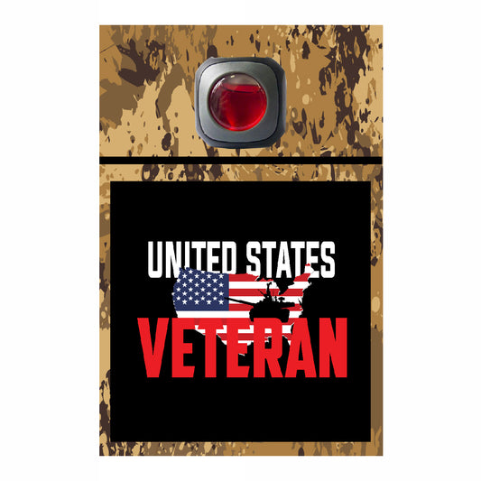 Veteran Collection Car Vent Air Freshener Accessory Decorative Card Insert #6573