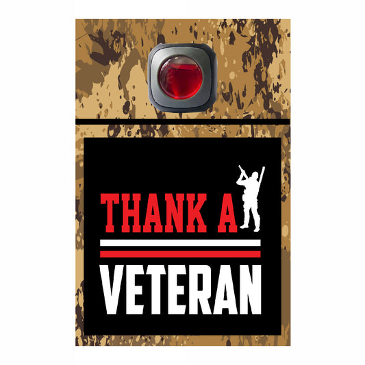 Veteran Collection Car Vent Air Freshener Accessory Decorative Card Insert #6574