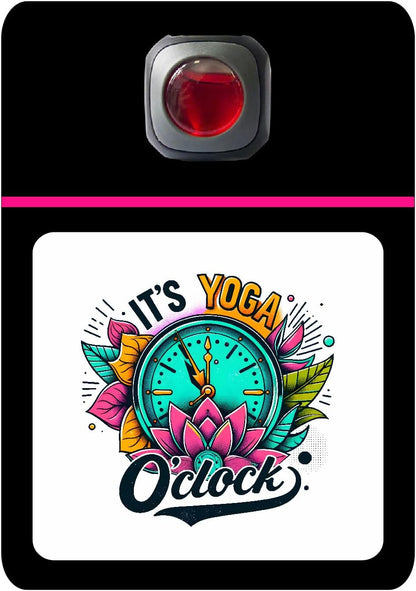 Car Vent Accessory Card Yoga Collection – Decorative Car Card Insert,It's yoga o'clock Automotive Accessories Gift