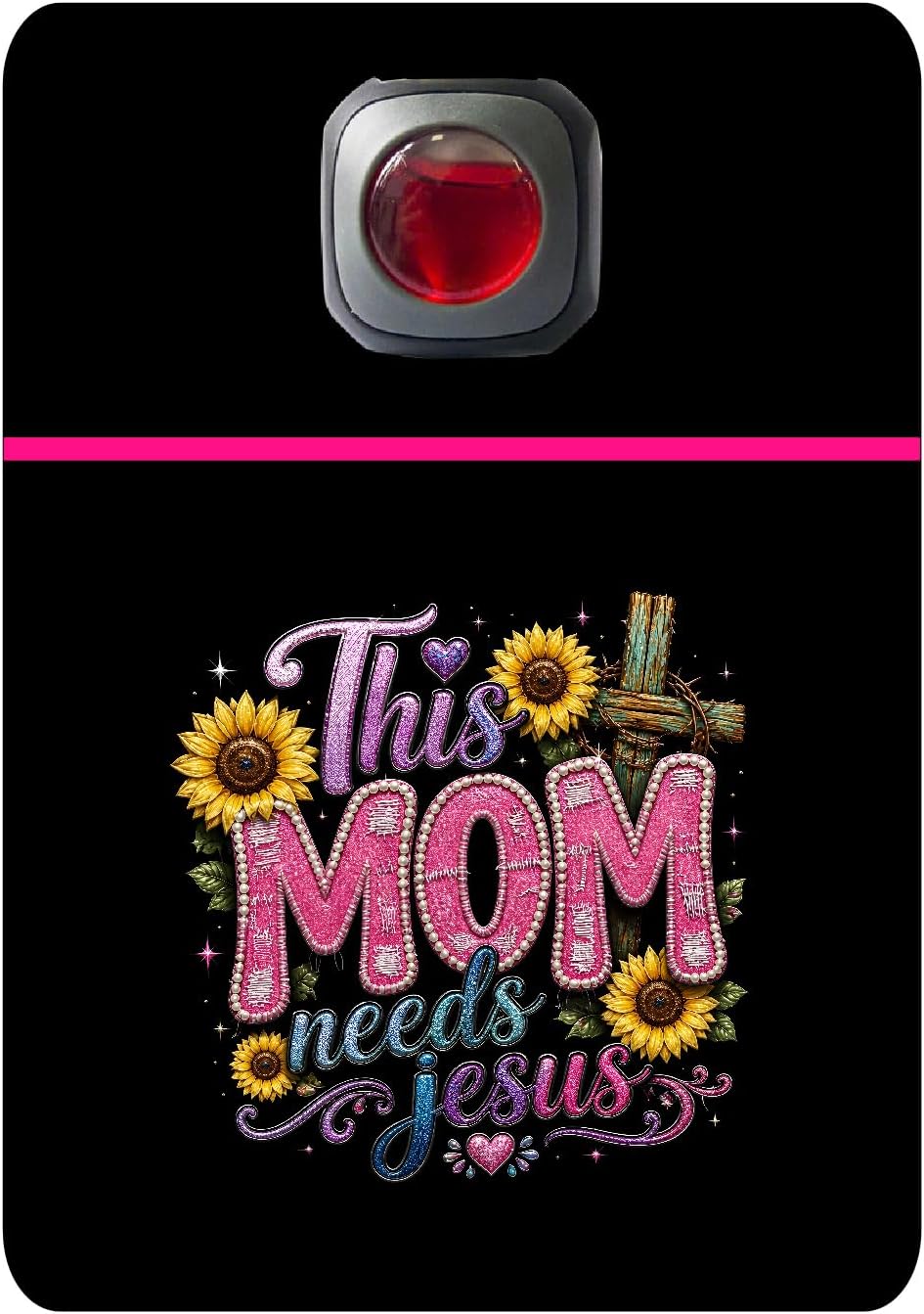 Car Vent Accessory Card Mom Collection – Decorative Car Card Insert,This mom needs Jesus Automotive Accessories Gift