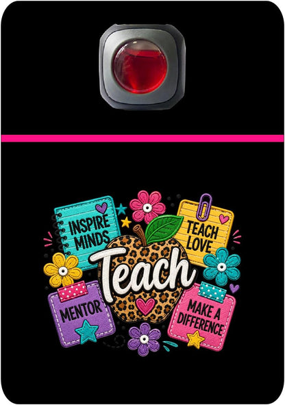 Car Vent Accessory Card Teacher Collection – Decorative Car Card Insert, Teach Automotive Accessories Gift