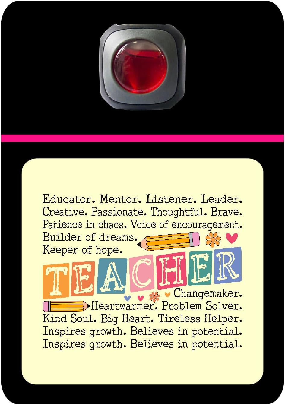 Car Vent Accessory Card Teacher Collection – Decorative Car Card Insert, Teacher definition Automotive Accessories Gift