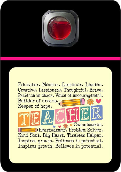 Car Vent Accessory Card Teacher Collection – Decorative Car Card Insert, Teacher definition Automotive Accessories Gift