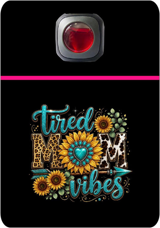 Car Vent Accessory Card Mom Collection – Decorative Car Card Insert,Tired mom vibes Automotive Accessories Gift