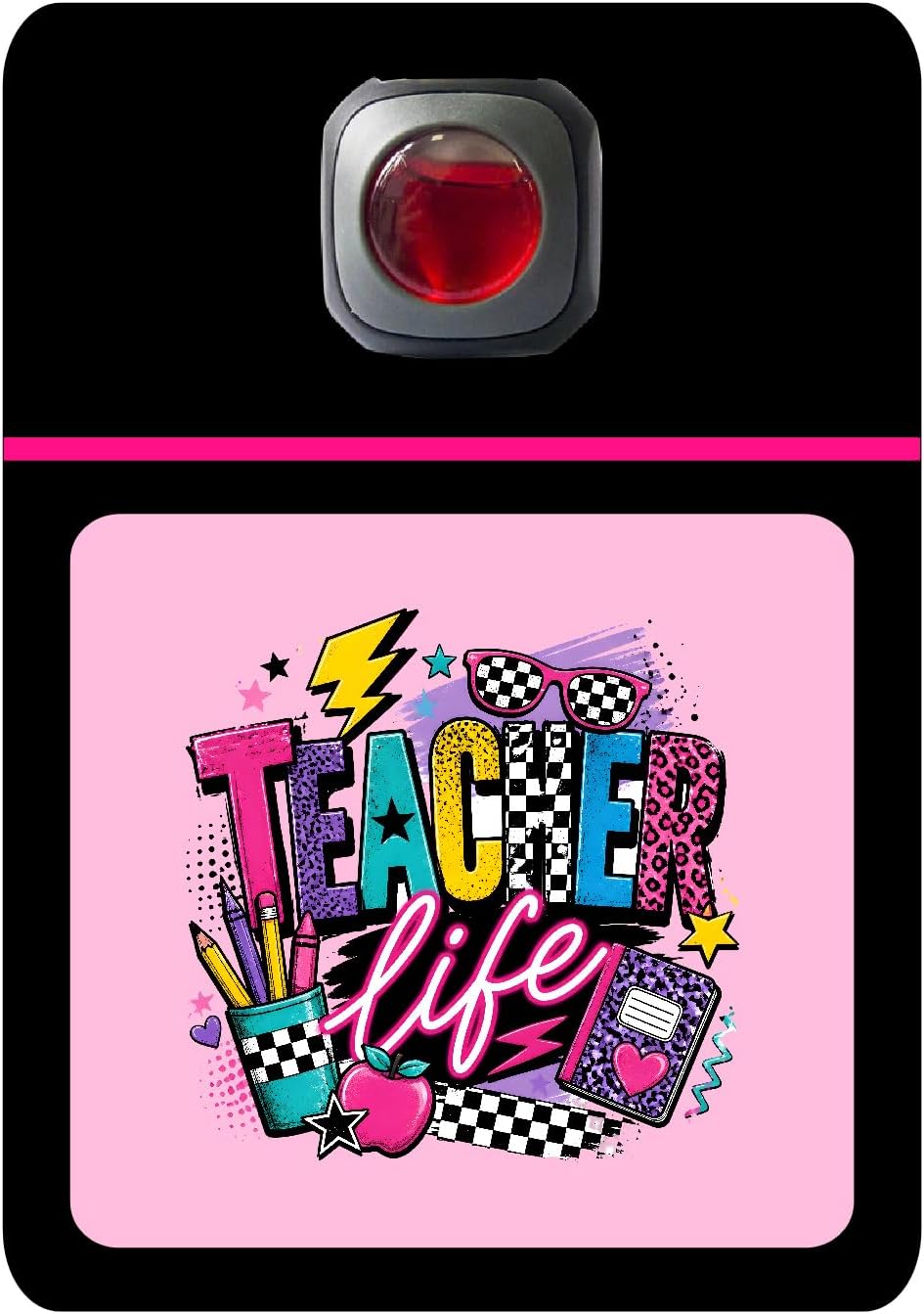 Car Vent Accessory Card Teacher Collection – Decorative Car Card Insert, Teacher life Automotive Accessories Gift