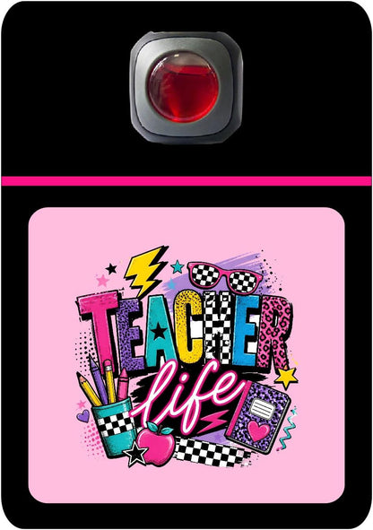 Car Vent Accessory Card Teacher Collection – Decorative Car Card Insert, Teacher life Automotive Accessories Gift