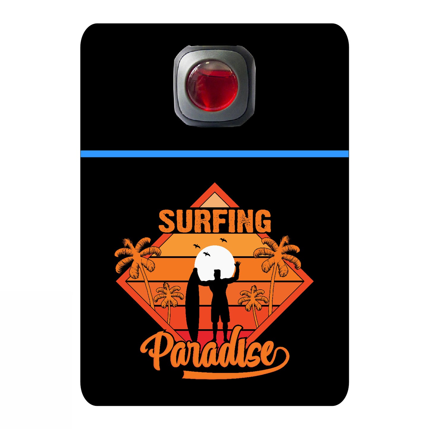 Surf Collection Car Vent Air Freshener Accessory Decorative Card Insert #8637