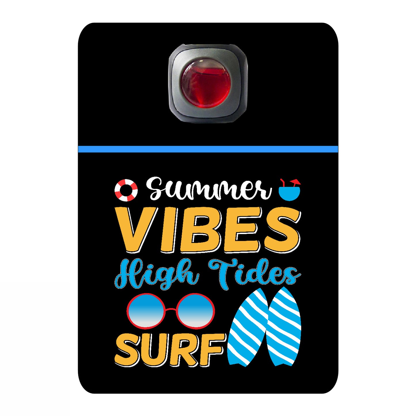 Surf Collection Car Vent Air Freshener Accessory Decorative Card Insert #8645