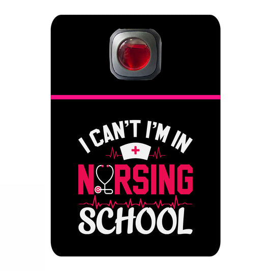 I can't I'm in nursing school