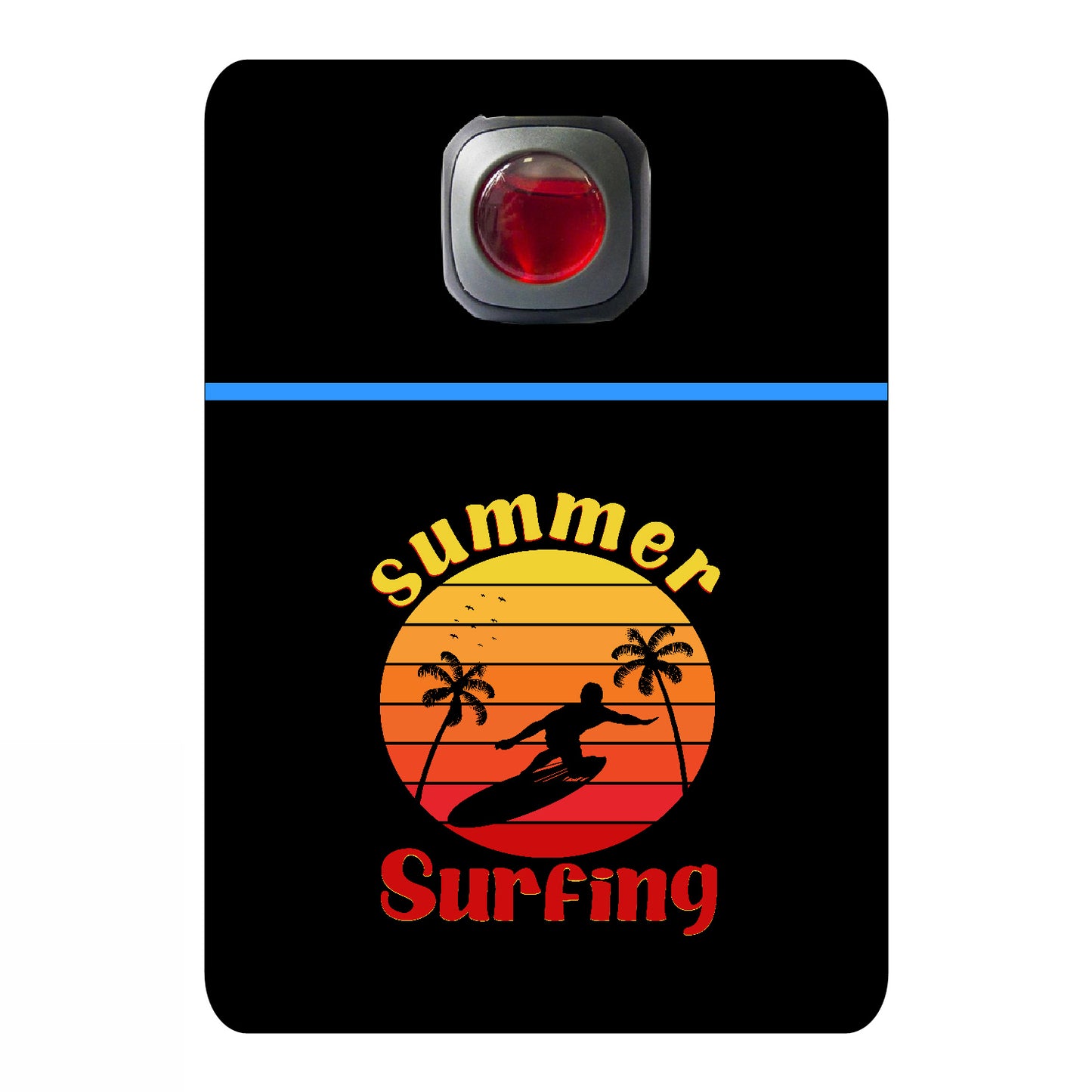 Surf Collection Car Vent Air Freshener Accessory Decorative Card Insert #8658
