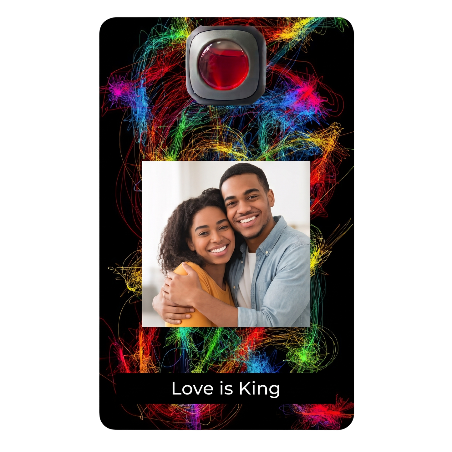 Custom Photo & Text Car Vent Freshener Insert | Personalized Decorative Card