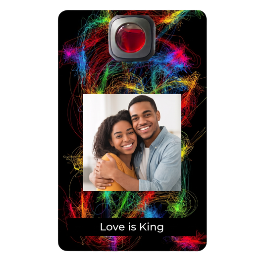 Custom Photo Car Air Freshener - Personalized Vent Clip Card Freshener with wild colors, Customized Picture Freshener for Car Dashboard, Cute Anniversary Valentine’s Day Gift